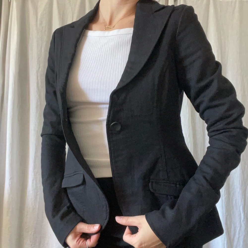 Women's Black Blazer Jacket